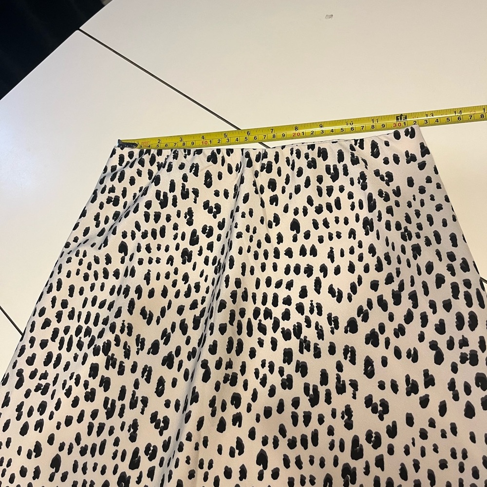 Altar’d State small animal print tan black long skirt - Picture 3 of 5